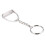 2Pcs Simple Elegant Design Western Stirrup Keychain Key Ring Hanger Tool 5