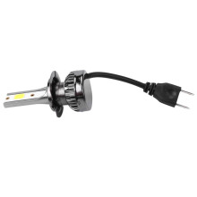 4Pcs 1400W LED Headlight Bulbs Conversion Kit FOG Driving Light Hi-Low Lamps DRL 6000K White-Plug and (H7)