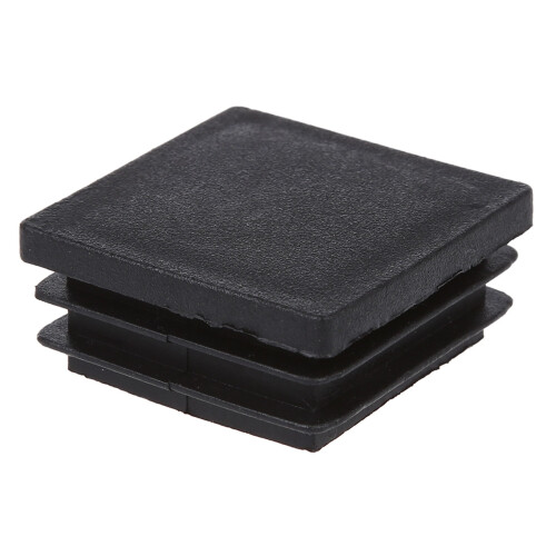 40mm x 40mm Plastic Square Tube Inserts End Blanking Caps Black 60 Pcs