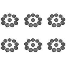 Univeral 60Pcs 49mm Center Pinch Front Lens Cap for   DSLR Camera