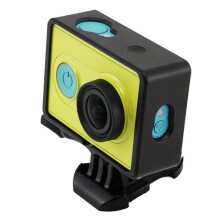 3X Protective Housing Side Border Frame Case Compatible with  Yi Xiaoyi Action Sport Camera Accessories Black