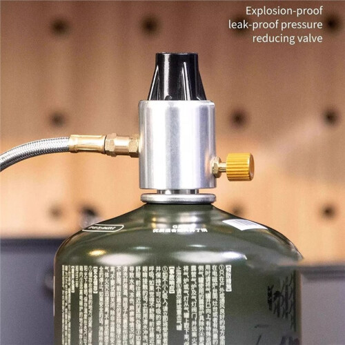 Precision Gas Regulator Propane Butane Cylinder Adapter Stable Output for Camping Low Temp High Alt Environment