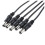 5X 9V Effect Pedal Power AC  Adapter US Plug W/ 5 Way Chain Splitte Cable 3