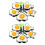 Fried Egg Molds, Pancake Mold Maker with Handle for Kids, Mold Non Stick for Griddle Pan 10Pcs 2