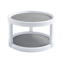 Plato Giratorio Lazy-Susan para Gabinete, Estante Giratorio para Especias, Despensa, Almacenamiento de Medicamentos, Cocina, Nevera, BañO