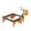 Building Block Host Stand for   M4/M4 Pro Front  Button One-Click Power  Assembly Base for   M4 1
