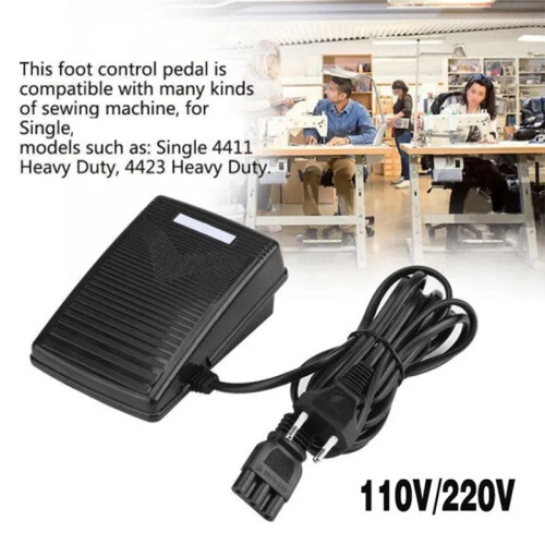 Variable Speed Foot Controller Pedal Sewing Tools Sewing Machine Replacement Accessories Household Supplies,EU Plug