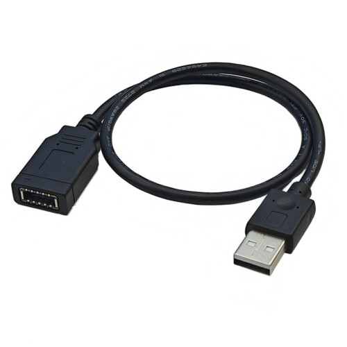USB-A Hane Till Typ-C Frontpanelkabel USB Frontpanel Adapterkabel USB2.0 Till TYPE-E KEY-A Adapterkabel