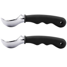 2X Premium Ice Cream Scoop, Dishwasher Safe Scooper with Comfortable Easy Grip Handle, Heavy Duty Durable Design