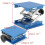 3X 4Inch Laboratory Jack Scissor Lift Platform / Foldable Lifting Table Pad Height Control Ideal for Working,Physical 7