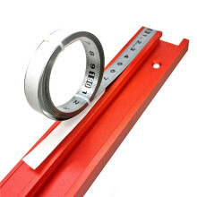 4X Stainless Steel Adhesive Scale Precision Woodworking Guide Rail Self-Adhesive Tape Measure Metal with Glue,B-100cm