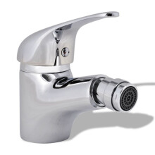 Robinet mitigeur de bidet de salle de bain chromé pour cuisine, à fixer sur plage.