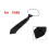 2X Solid Black Polyester Elastic Slim Necktie Neck Tie for Child 2