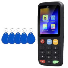 X7 RFID Smart Chip NFC Dekoder Duplikator Leser Skriver + 5XCUID Nøkkelring Tag Kopimaskin 125KHz 13.56MHz Badge Klon Kort