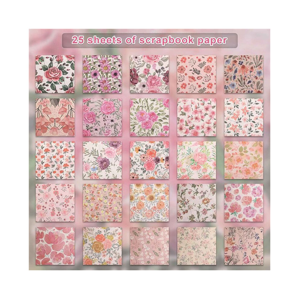 2X Flower Sticker, Scrapbooking Supplies For Adult Junk Journal 50 Sheets, Transparent Stickers And Material Paper 6033720646740
