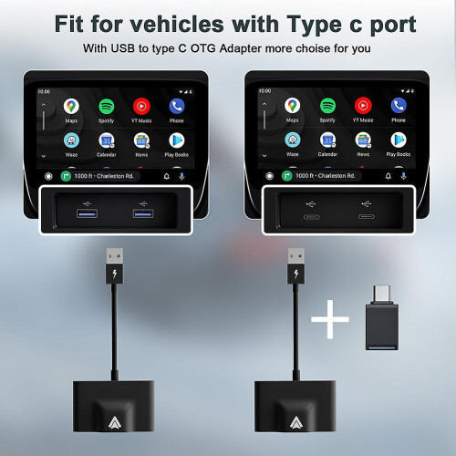 Bezdrôtový adaptér Carplay pre Android WiFi Auto Connect Dongle pre auto SUV 2