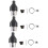 3Pcs Front Lower Forward Knuckle Spindle Balljoint  Joint Pair for  350Z  G35 2