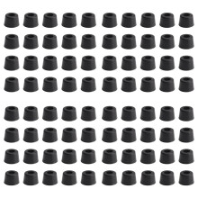 Rubber Anti Vibration Isolator Absorber Base Foot Pad 80Pcs Black