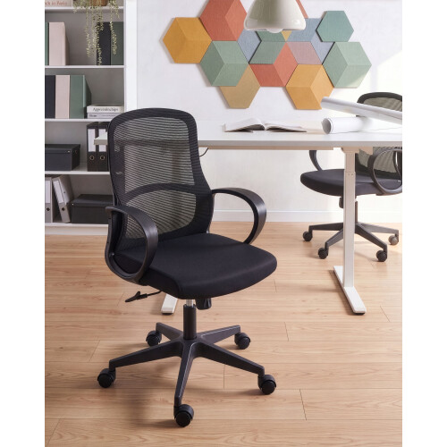 Beliani Office Chair SENTA Black 1