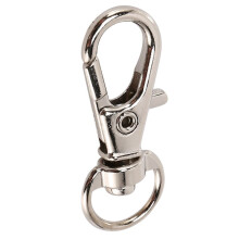 120 Stücke Schlüssel Ring Clip Haken Drehen Schlösser Lanyard Karabiner Haken mit Geteilten Schlüssel Ringen (Silber)