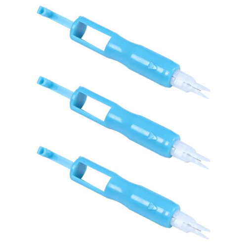 9 Pieces Sewing Needle Inserter Automatic Needle Threader Needle Threading Tool for Sewing Machine