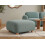 Beliani Ottoman AMLI Fabric Light Green 6