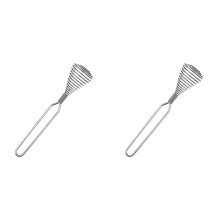 2X Stainless Steel Spring Coil Whisk Wire Whip-Cream Egg Beater Gravy-Cream Hand Mixer Kitchen Tool for Mixing