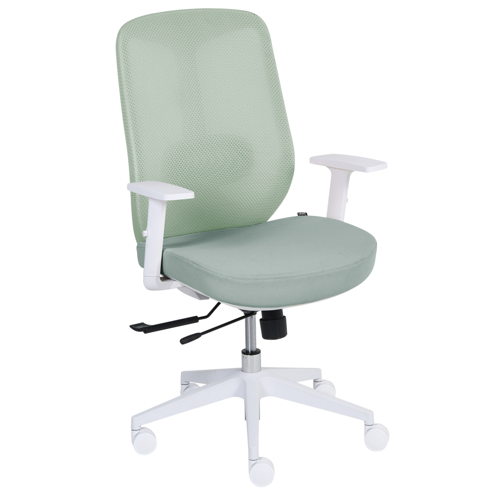 Beliani Office Chair Zelar Fabric Green