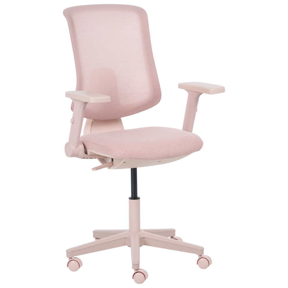 Beliani Office Chair Sero Fabric Pink