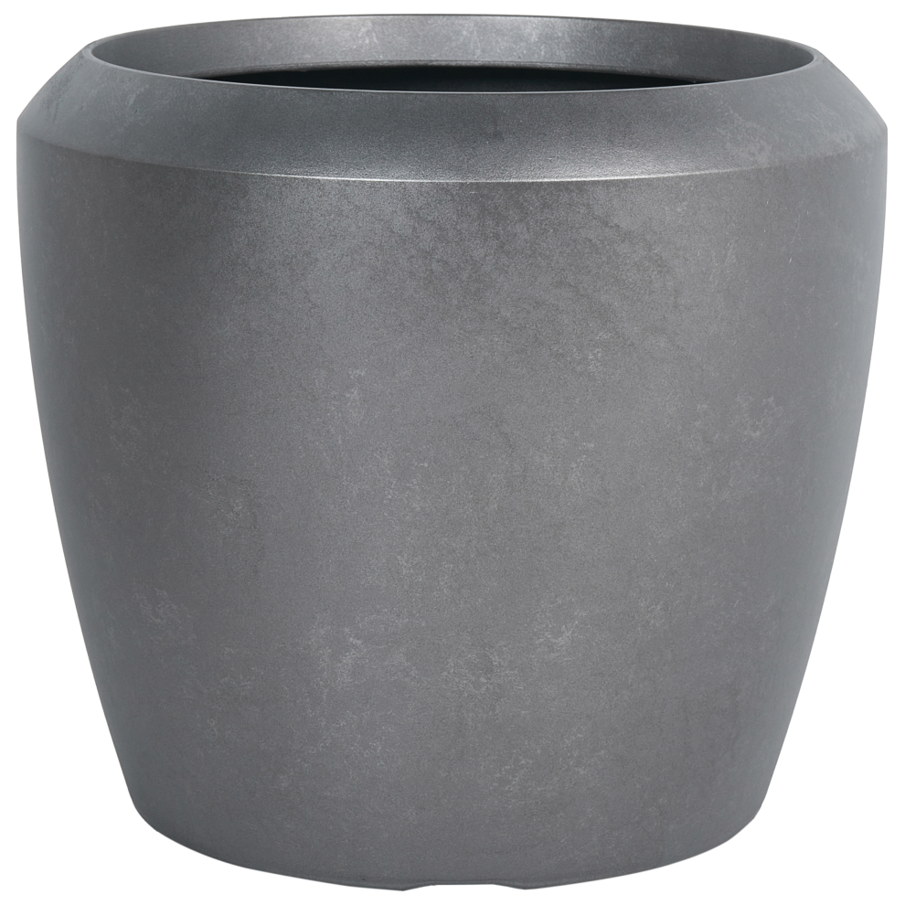Beliani Plant Pot Mycena 56 Cm Grey