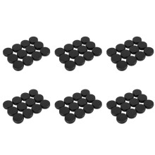 72Pcs 1Oz Black Aluminum Tin Jars Round Screw Lid Containers Empty Metal Cans for Organizing Cosmetic Small Jewelry