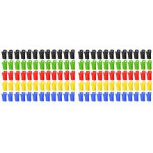 120 Sokkenclips voor Wasmachine en Droger, Sokkenclips met Haken, Sokkenhouder Wasmachine, Direct in de Lade