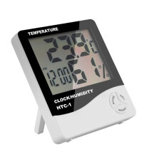 6X Digitaal LCD-Scherm Binnen Buiten Kamer Elektronische Temperatuur-Vochtigheidsmeter Thermometer Hygrometer Weerstation Wekker