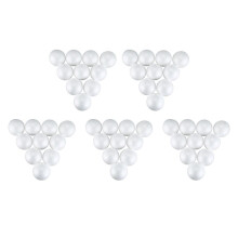 50 x Christmas Decoration Modelling Polystyrene Foam Sphere 10cm---White