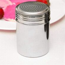 (Set med 4) Dredge Shakers 10 Oz, Spice Shakers i Rostfritt Stål Bakning/Matlagning