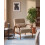 Beliani Armchair SKARA Boucle Beige 2
