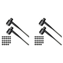 7 Star Needle & Plum Blossom Dermal Hammer,Seven Star Needle,Seven Star Dermal Needle Hammer (4 Box/52Pcs)
