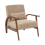 Beliani Armchair SKARA Boucle Beige 4