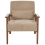 Beliani Armchair SKARA Boucle Beige 5