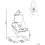 Beliani Hanging Chair with Stand ALGHERO Metal Beige 3