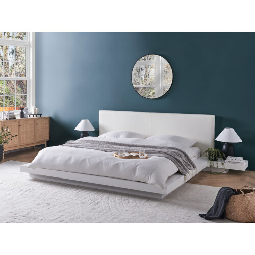 Beliani Bed ZEN 180 x 200 cm (EU Super King) White 1