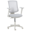 Beliani Office Chair SERO Fabric Light Grey 4