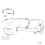 Beliani Corner Sofa Bed 3 Seater KAARINA Fabric White Right Hand 3