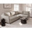 Beliani Corner Sofa Bed 3 Seater KOGE with Storage Fabric Beige Left Hand 2