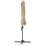 Beliani Cantilever Parasol 294 cm SAVONA Beige 4