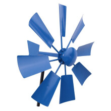2Pc Wind Spinner Decorative Windmill Decorative Iron Windmill Yard Plug-in Winnower Garden Wind Spinner Ornament-