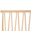 Beliani Bed Pine Wood URDOS 160 x 200 cm (EU King) Light Brown 6