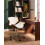 Beliani Desk Chair ROTTERDAM Boucle White 2