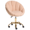 Beliani Desk Chair ANNABELLE Boucle Peach Pink 4