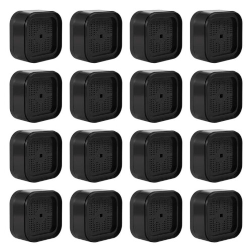 Furniture Risers Adjustable Bed Risers 1.38In Stackable Heavy Duty Bed Lifts Risers Square Bed Raising Blocks 16 Pcs